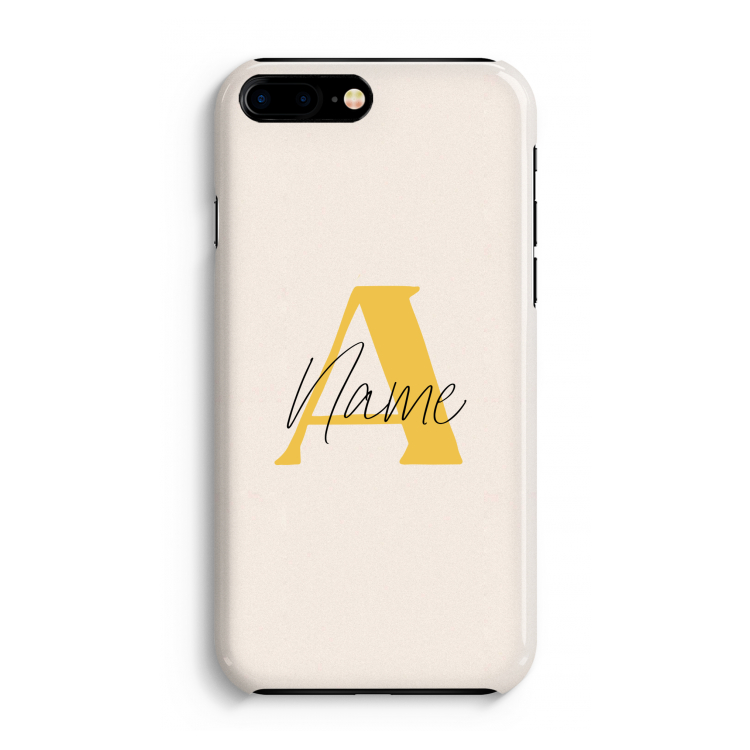 Amber Script: Volledig Geprint iPhone 7 Plus Hoesje