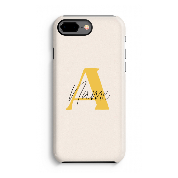 Amber Script: iPhone 7 Plus Tough Case