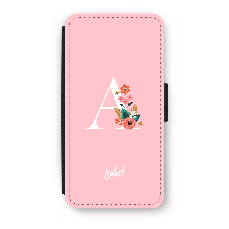 Pink Bouquet: iPhone 7 Plus Flip Hoesje