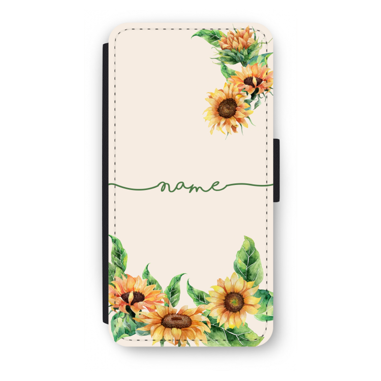 Zonnebloemen: iPhone 7 Plus Flip Hoesje