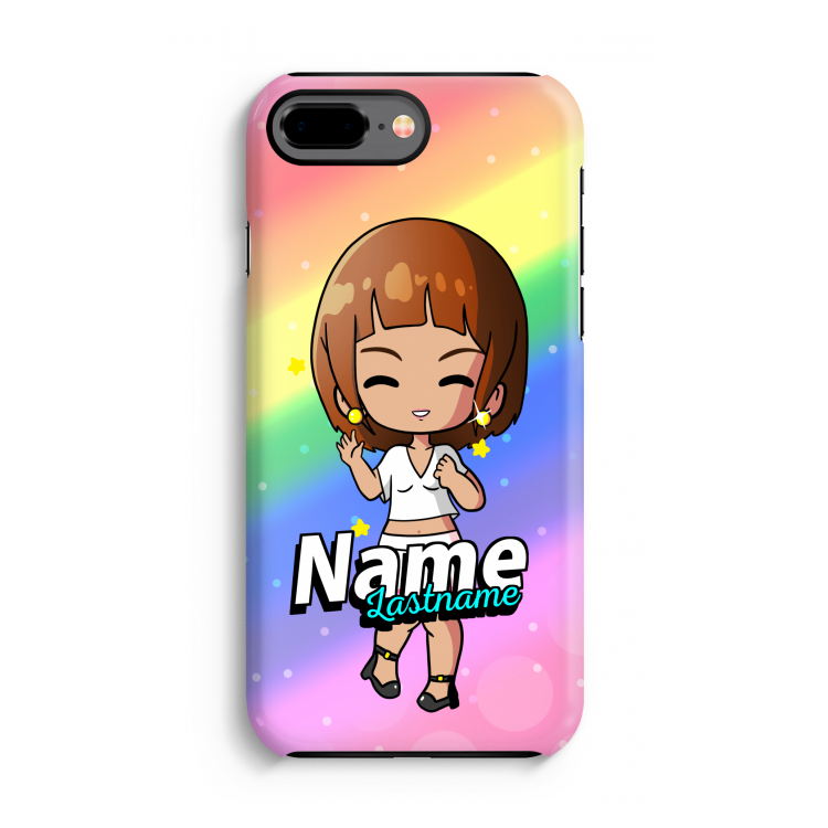 Chibi Maker vrouw: iPhone 7 Plus Tough Case
