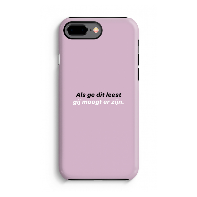 gij moogt er zijn: iPhone 7 Plus Tough Case