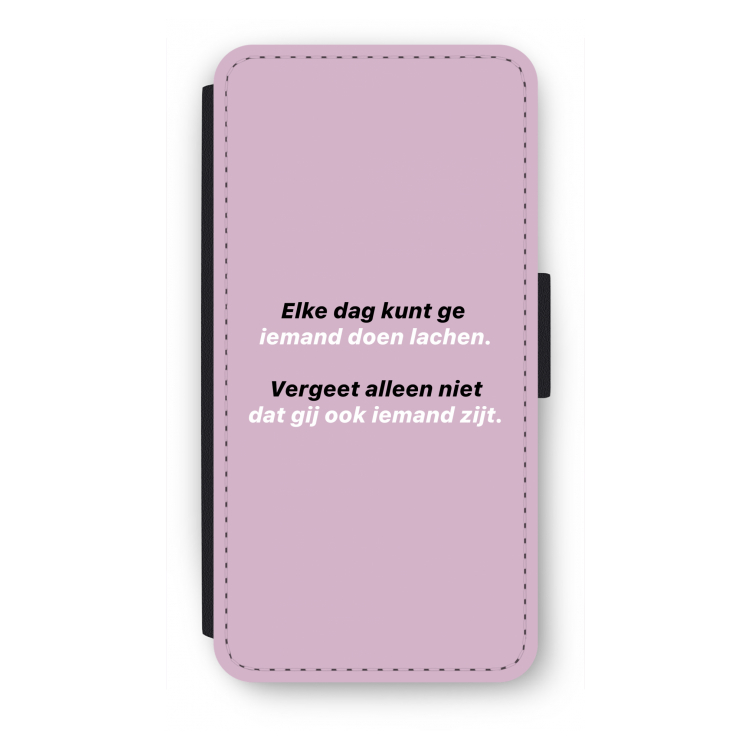 gij zijt ook iemand: iPhone 7 Plus Flip Hoesje