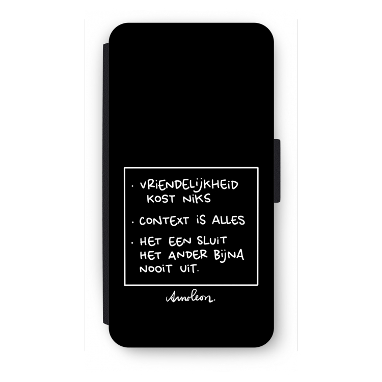 Mijn Motto's: iPhone 7 Plus Flip Hoesje