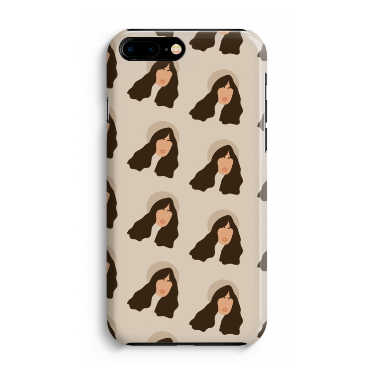 Bonjour mon amour: Volledig Geprint iPhone 7 Plus Hoesje