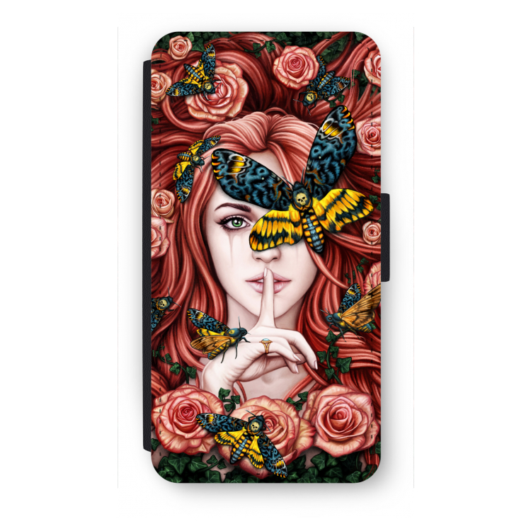 Lady Moth: iPhone 7 Plus Flip Hoesje