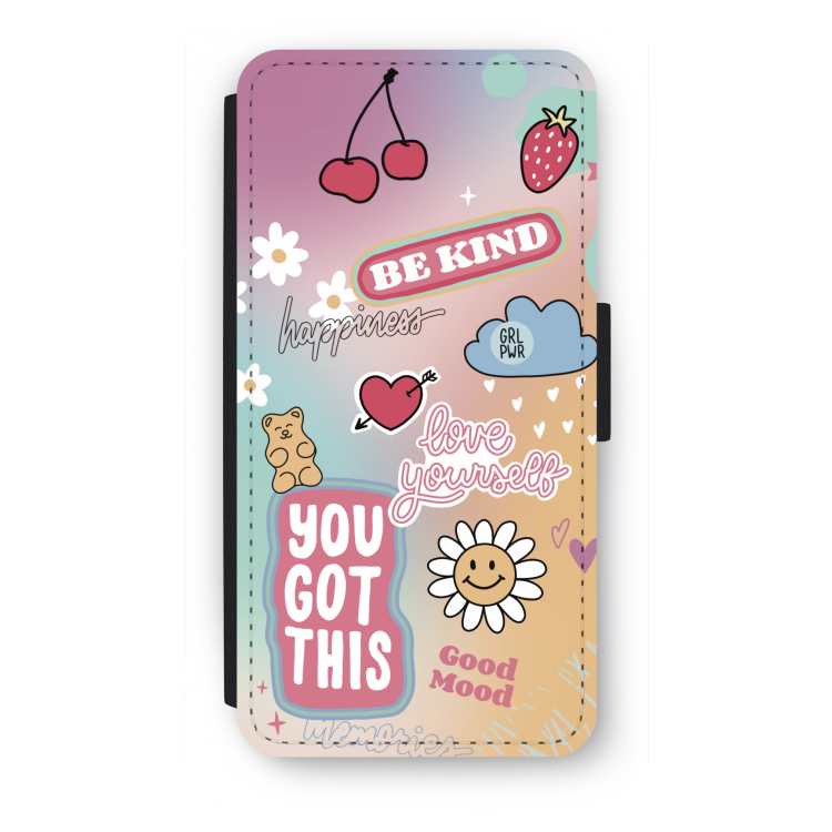 Positivity: iPhone 7 Plus Flip Hoesje
