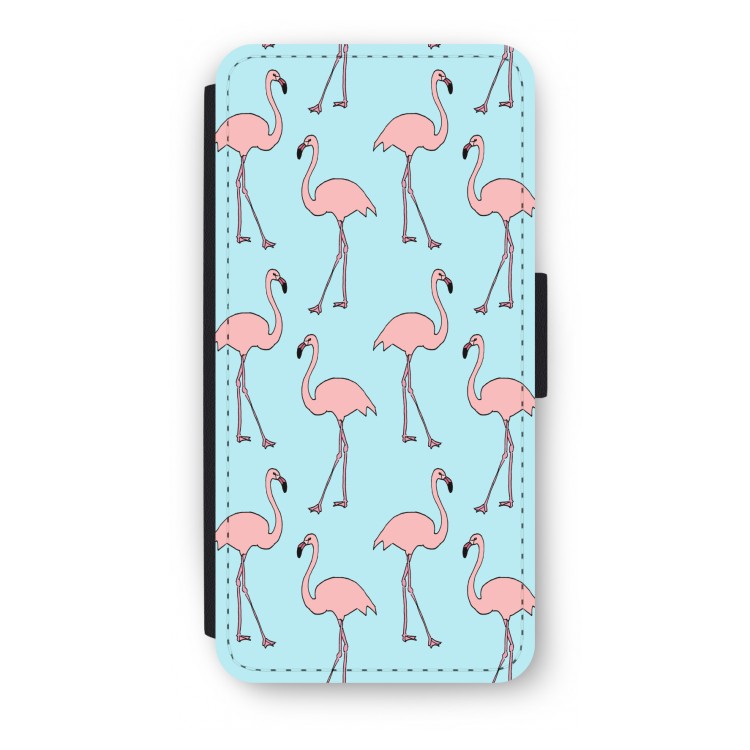 Anything Flamingoes: iPhone 8 Flip Hoesje