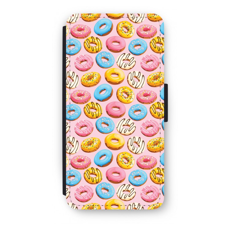 Pink donuts: iPhone 8 Flip Hoesje