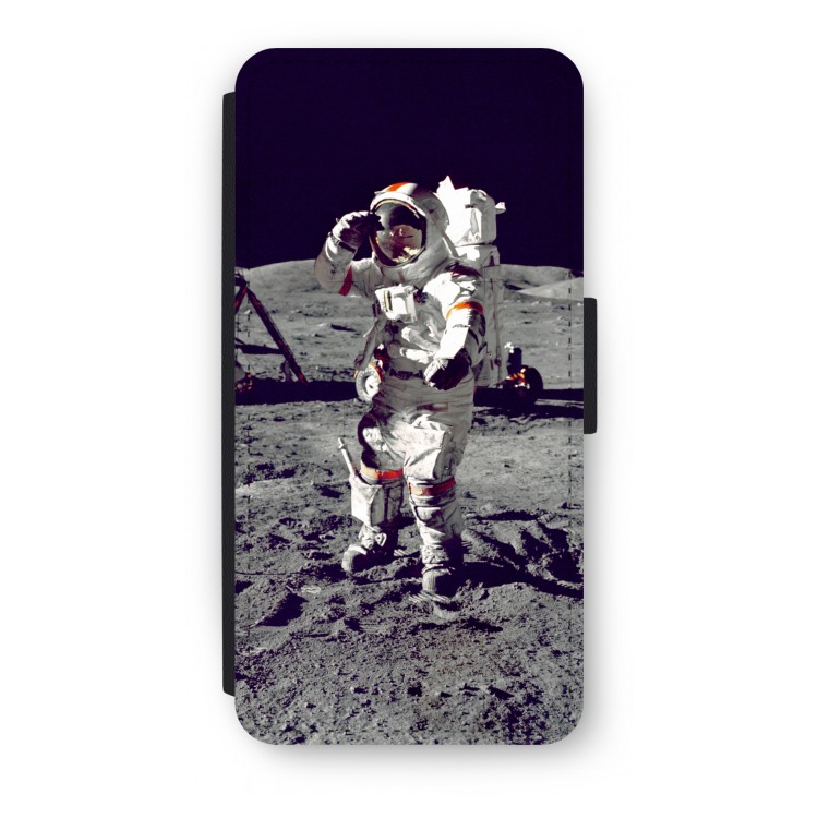 Spaceman: iPhone 8 Flip Hoesje