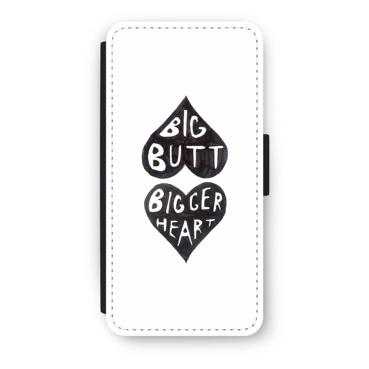 Big butt bigger heart: iPhone 8 Flip Hoesje