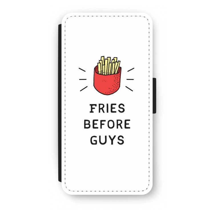 Fries before guys: iPhone 8 Flip Hoesje
