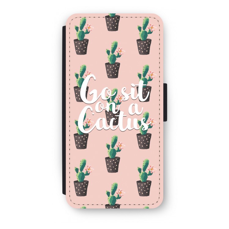 Cactus quote: iPhone 8 Flip Hoesje
