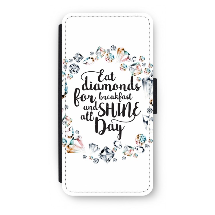 Diamonds: iPhone 8 Flip Hoesje