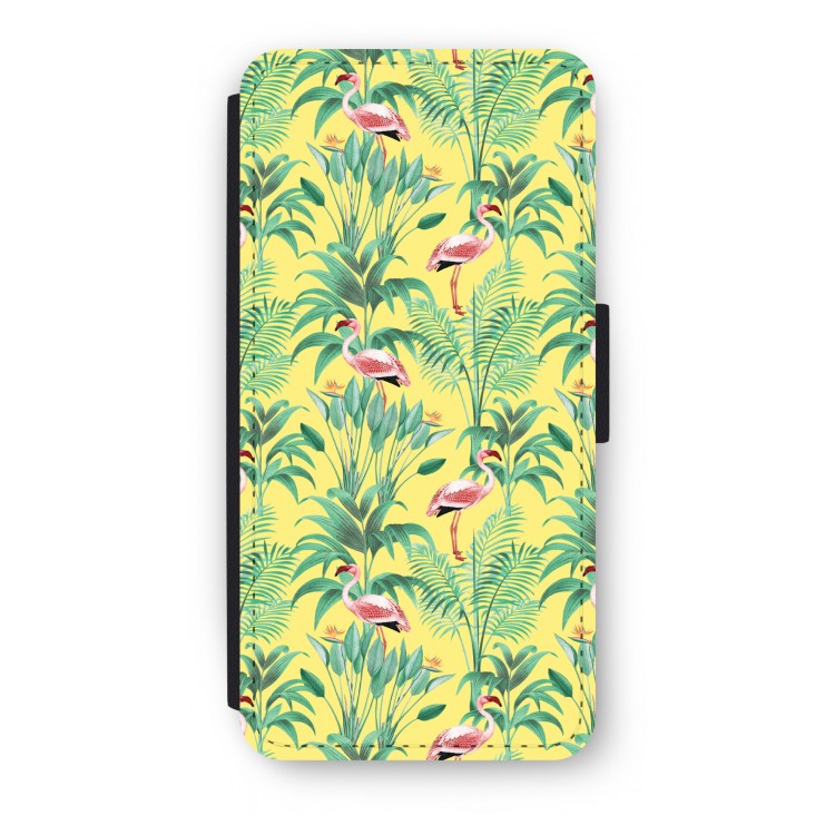 Flamingo party: iPhone 8 Flip Hoesje