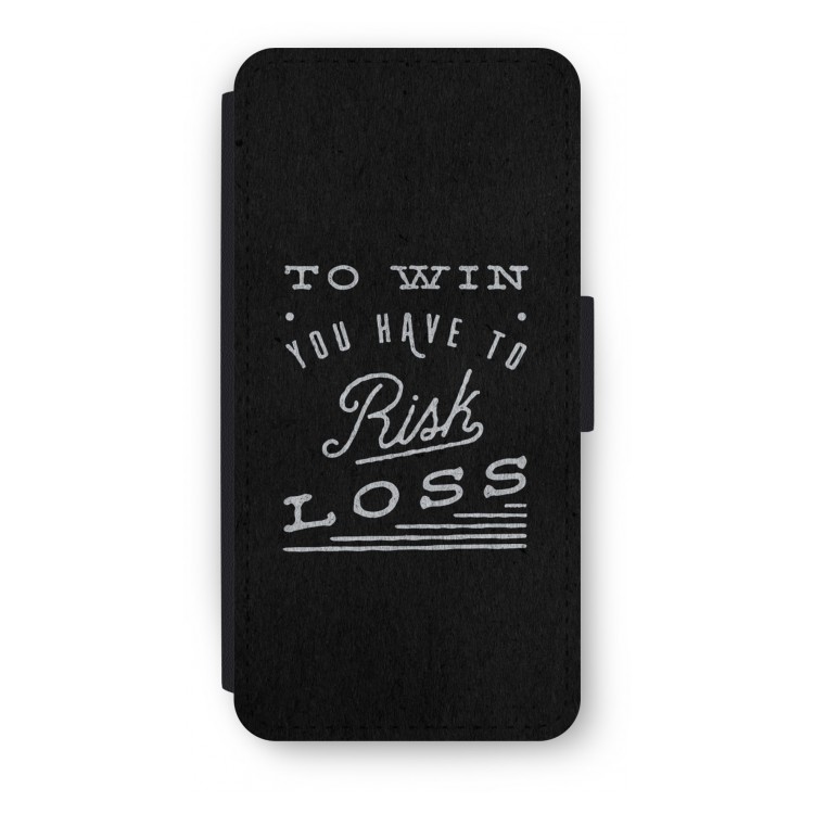 Risk loss: iPhone 8 Flip Hoesje