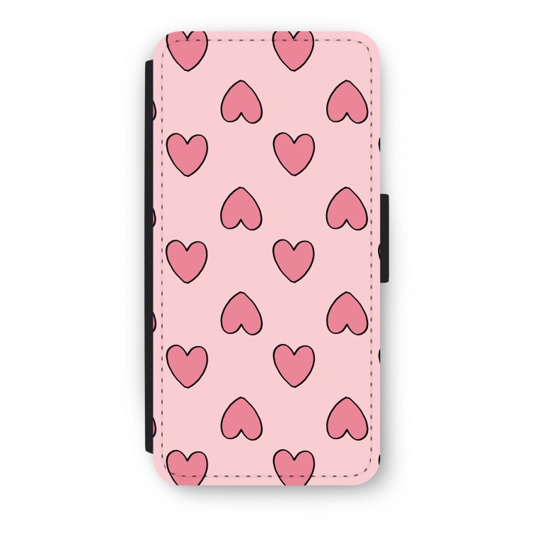 Ondersteboven verliefd: iPhone 8 Flip Hoesje