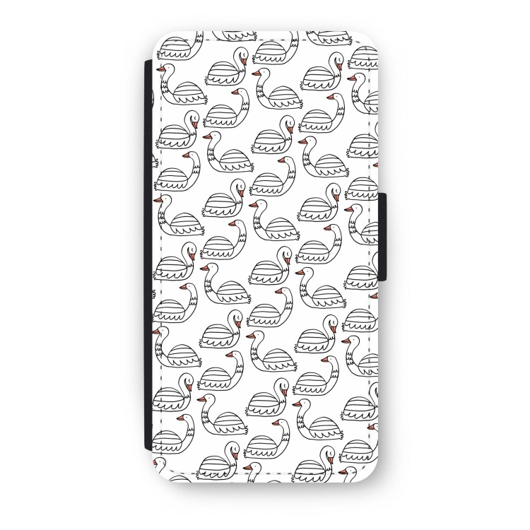 Zwanen: iPhone 8 Flip Hoesje