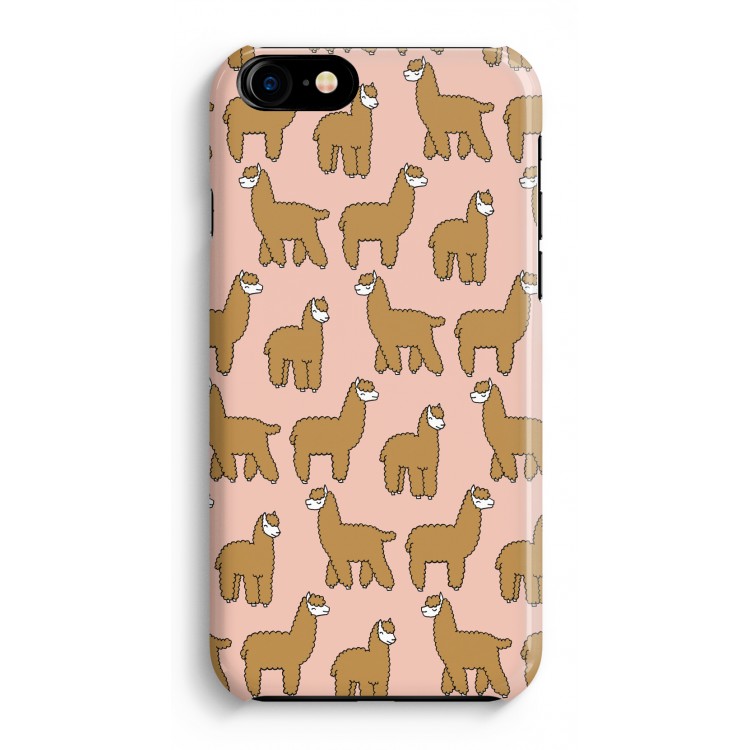 Alpacas: iPhone 8 Volledig Geprint Hoesje