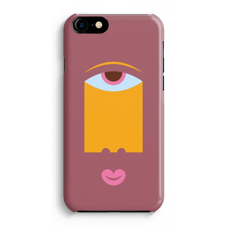 Mono V: iPhone 8 Volledig Geprint Hoesje