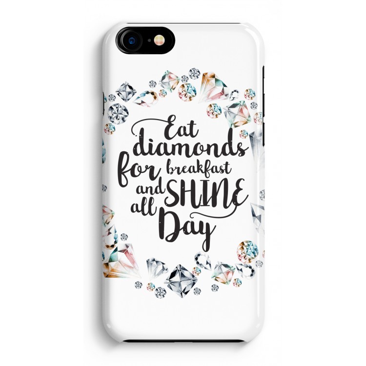 Diamonds: iPhone 8 Volledig Geprint Hoesje