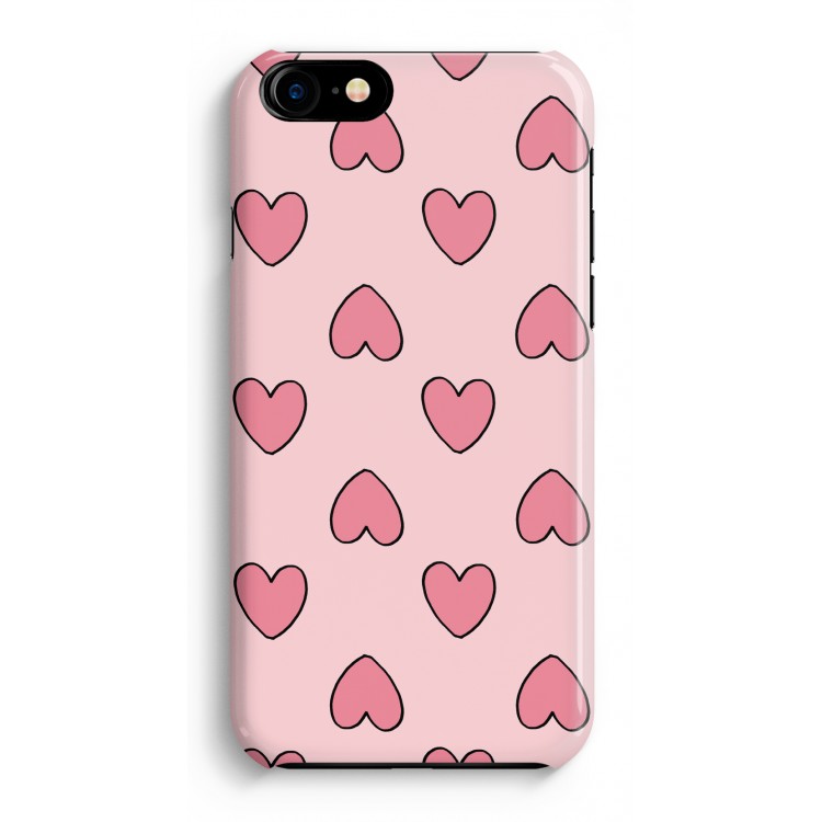 Ondersteboven verliefd: iPhone 8 Volledig Geprint Hoesje