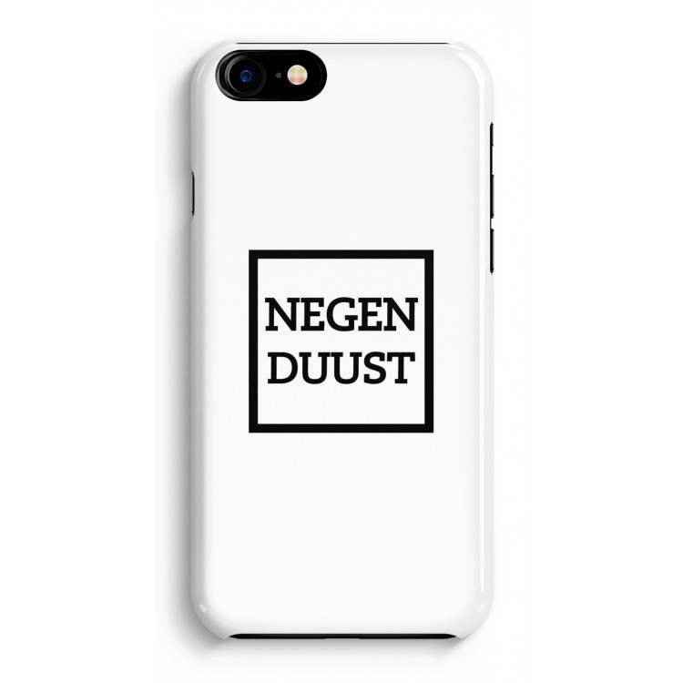 Negenduust vierkant: iPhone 8 Volledig Geprint Hoesje