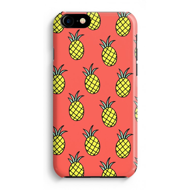 Ananas: iPhone 8 Volledig Geprint Hoesje