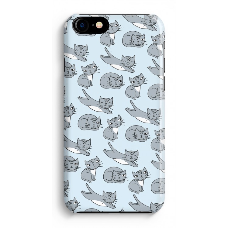 Poezen: iPhone 8 Volledig Geprint Hoesje