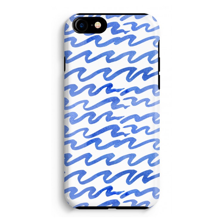 Blauwe golven: iPhone 8 Tough Case