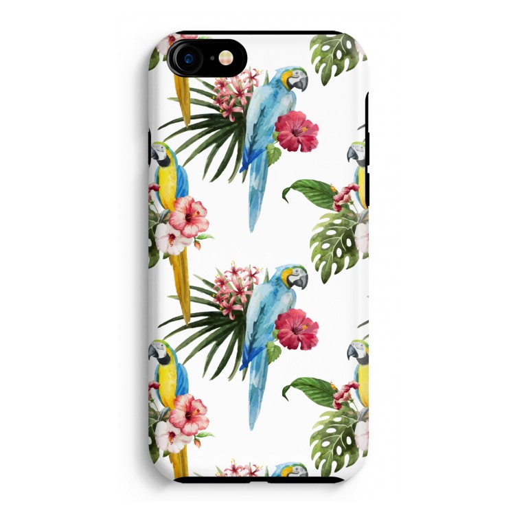Kleurrijke papegaaien: iPhone 8 Tough Case