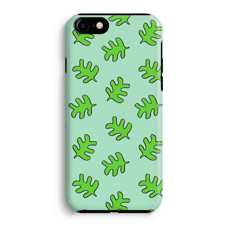 Groene blaadjes: iPhone 8 Tough Case