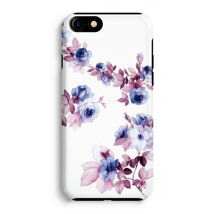 Waterverf bloemen: iPhone 8 Tough Case