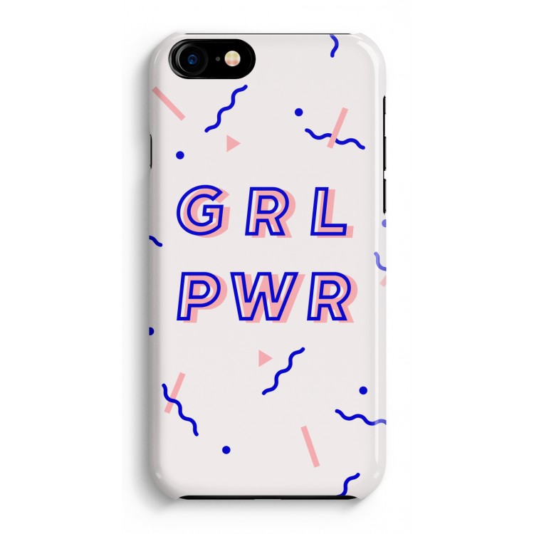 GRL PWR: iPhone 8 Volledig Geprint Hoesje