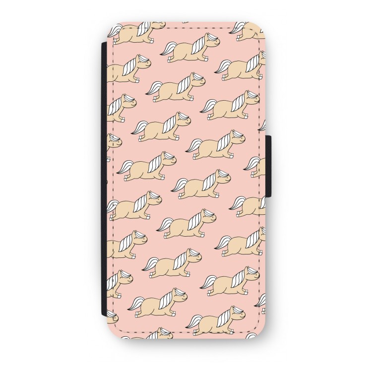 Ponys: iPhone 8 Flip Hoesje