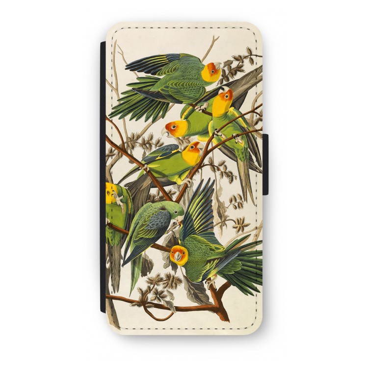 Carolinaparkiet: iPhone 8 Flip Hoesje