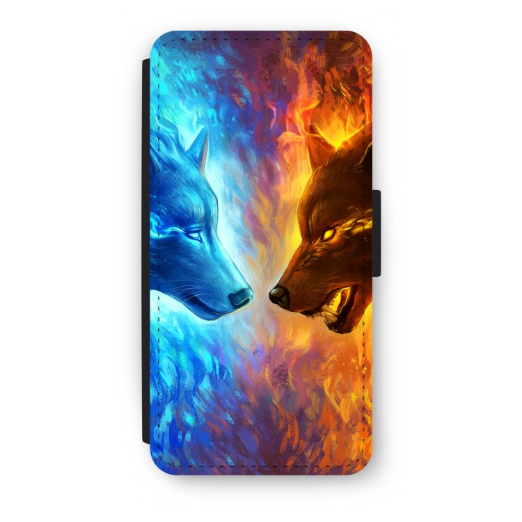 Fire & Ice: iPhone 8 Flip Hoesje