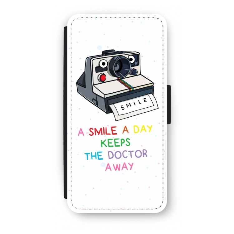 Smile: iPhone 8 Flip Hoesje