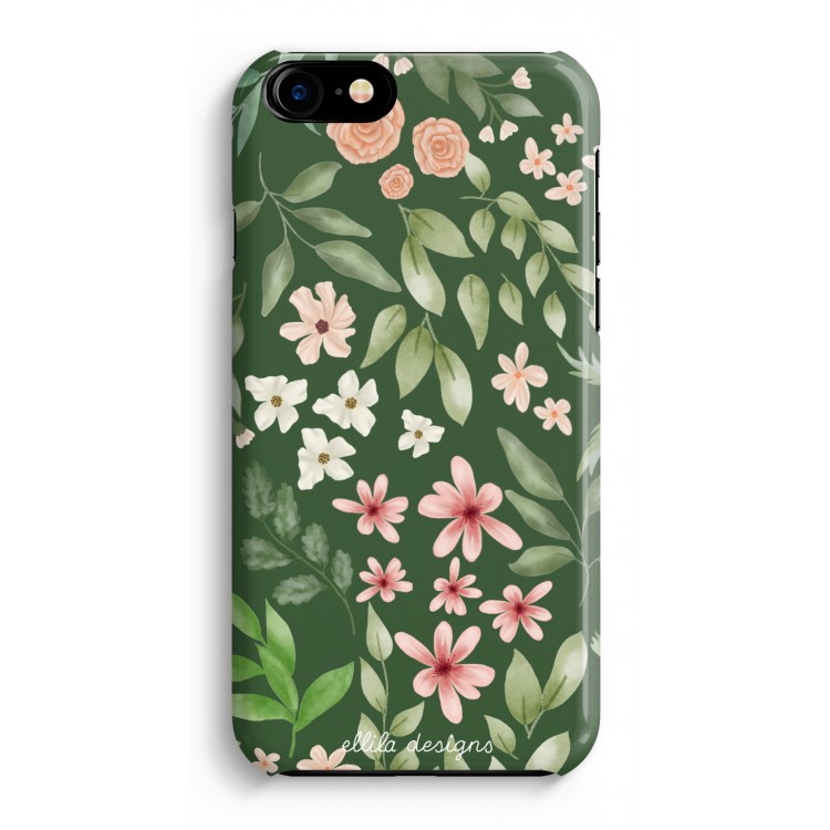 CaseCompany Botanical green sweet flower heaven: iPhone 8 Volledig Geprint Hoesje