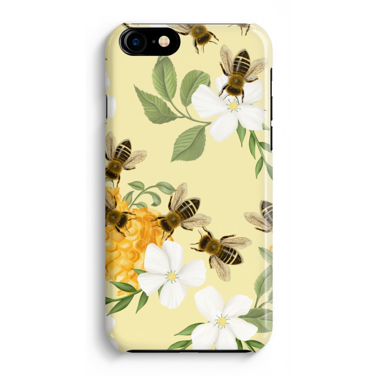 No flowers without bees: iPhone 8 Volledig Geprint Hoesje
