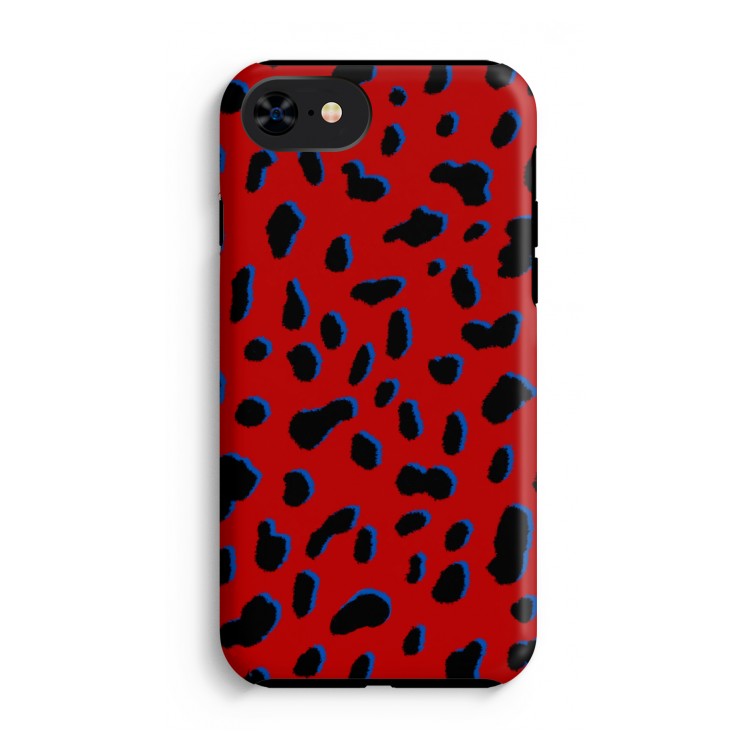 Red Leopard: iPhone 8 Tough Case