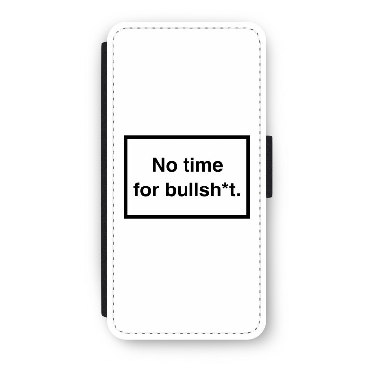 No time: iPhone 8 Flip Hoesje