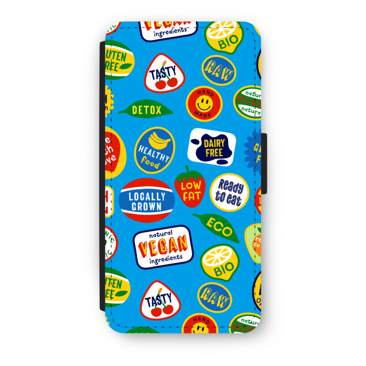 Fruitsticker: iPhone 8 Flip Hoesje