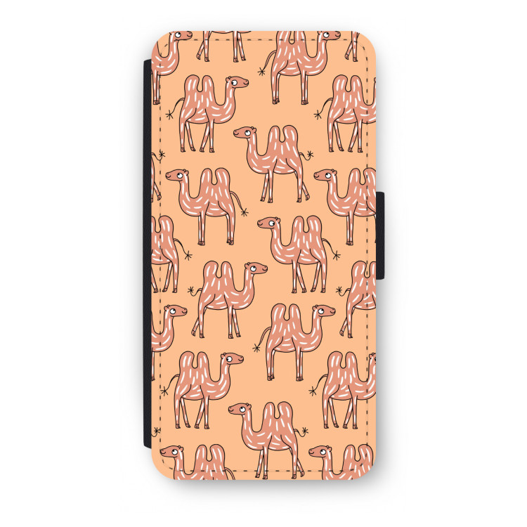 Kameel: iPhone 8 Flip Hoesje