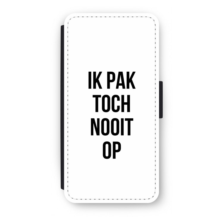 Ik pak nooit op: iPhone 8 Flip Hoesje