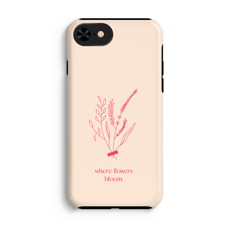 Where flowers bloom: iPhone 8 Tough Case