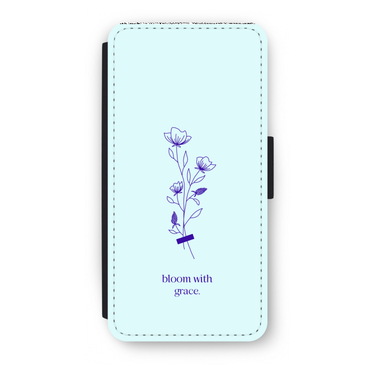 Bloom with grace: iPhone 8 Flip Hoesje