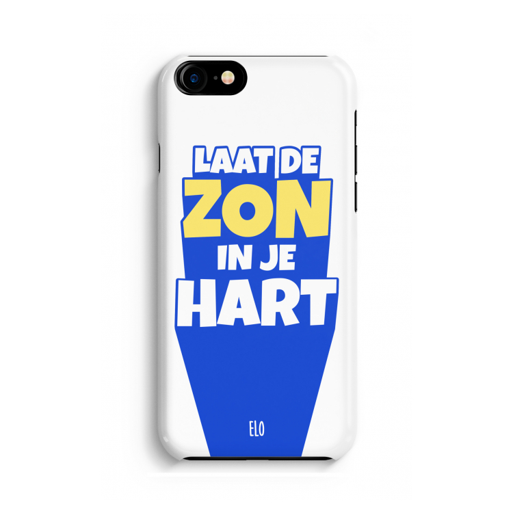 Laat de zon in je hart: iPhone 8 Volledig Geprint Hoesje