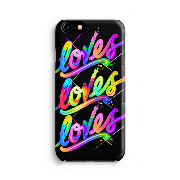 Loves: iPhone 8 Volledig Geprint Hoesje