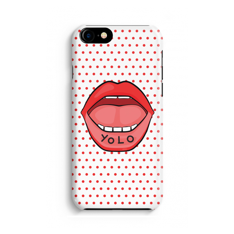 Yolo Denise: iPhone 8 Volledig Geprint Hoesje